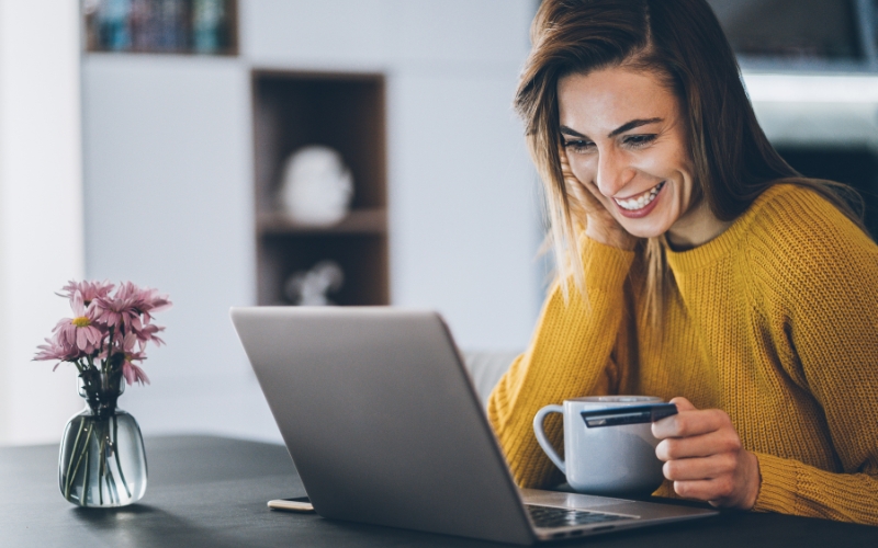 image of a woman reviewing her picks